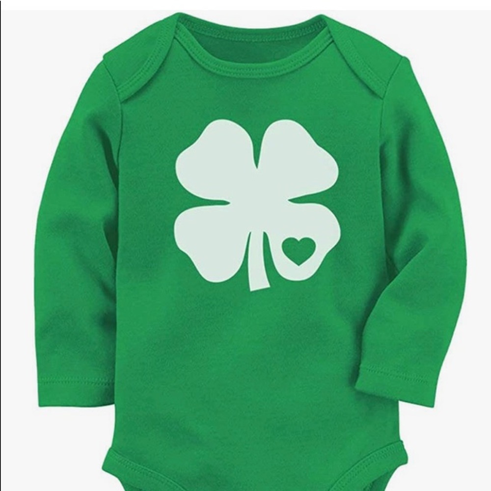 Long sleeve clover bodysuit